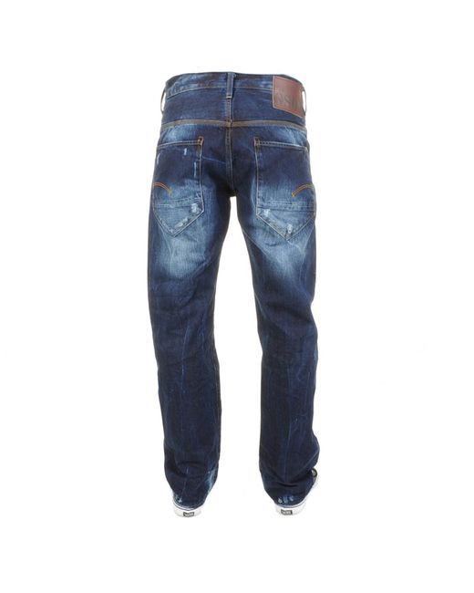 G-Star RAW Blue New Radar Low Loose Jeans for men
