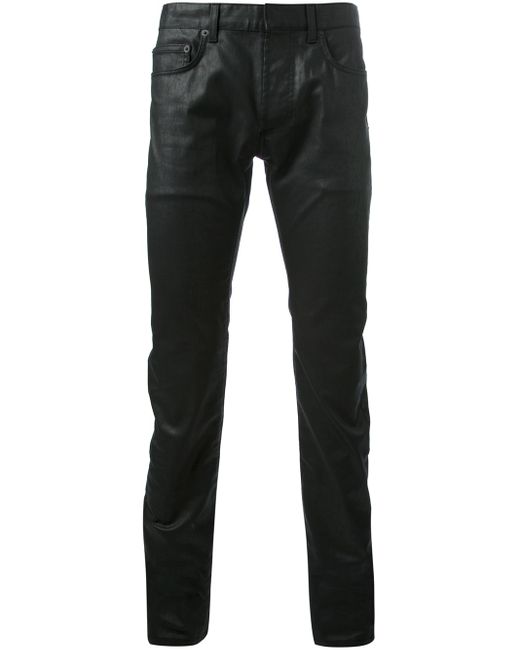 Dior Homme Coated Skinny Jeans in Black for Men | Lyst