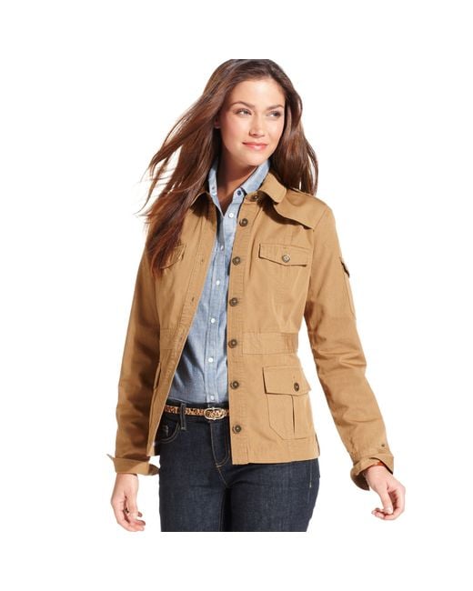 Tommy Hilfiger Natural Lightweight Safari Jacket