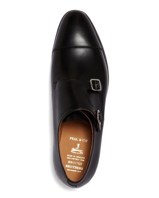Lyst - Brooks brothers Peal & Co.® Double Monk Strap Shoes in Black for Men
