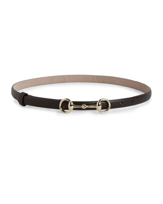 Gucci Horse Bit Leather Belt in Brown (COCOA) Lyst