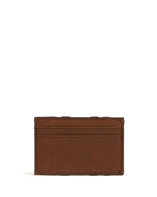 J.Crew Leather Magic Wallet in Brown 