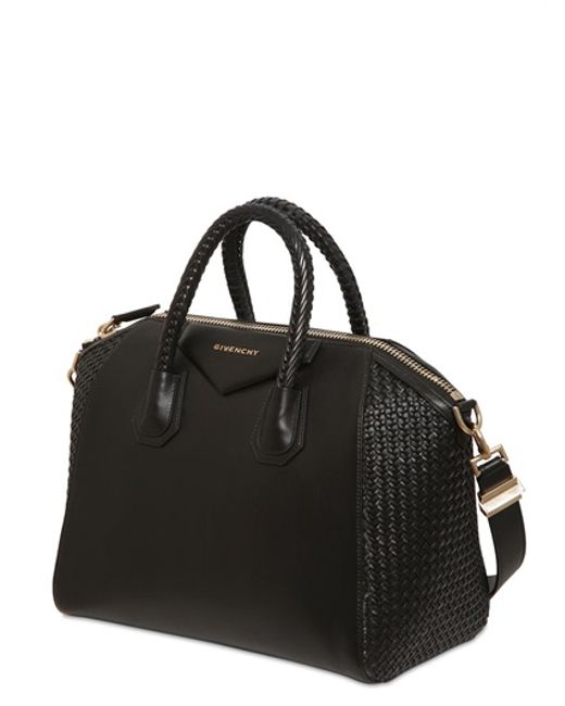 Givenchy Medium Antigona Leather Bag in Black | Lyst
