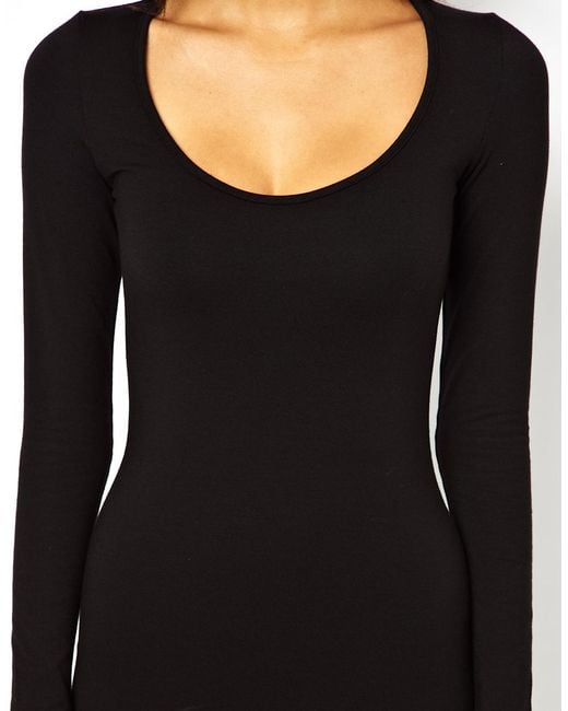 chinese dress ladies Long Sleeve Pleated Bodycon Dress In Redberry