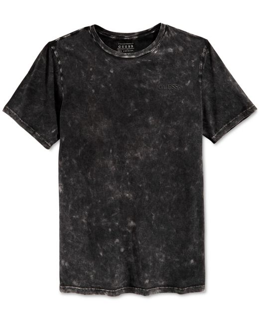 Guess Men's Flag Acid-wash Graphic-print T-shirt in Black for Men | Lyst