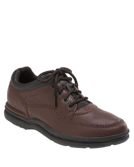 Rockport 'world Tour Classic' Oxford in Brown for Men | Lyst