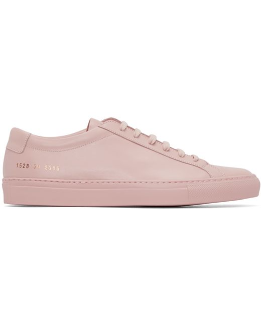 Common Projects Pink Original Achilles Sneakers for men