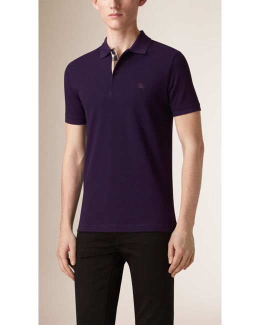 Burberry clearance polo purple