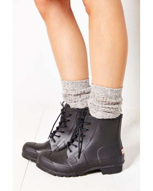 hunter lace boots