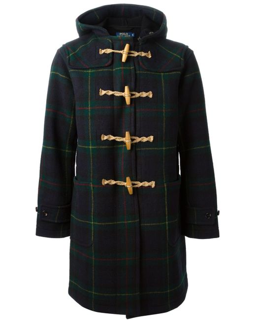 Polo Ralph Lauren Green Montgomery Duffle Coat for men