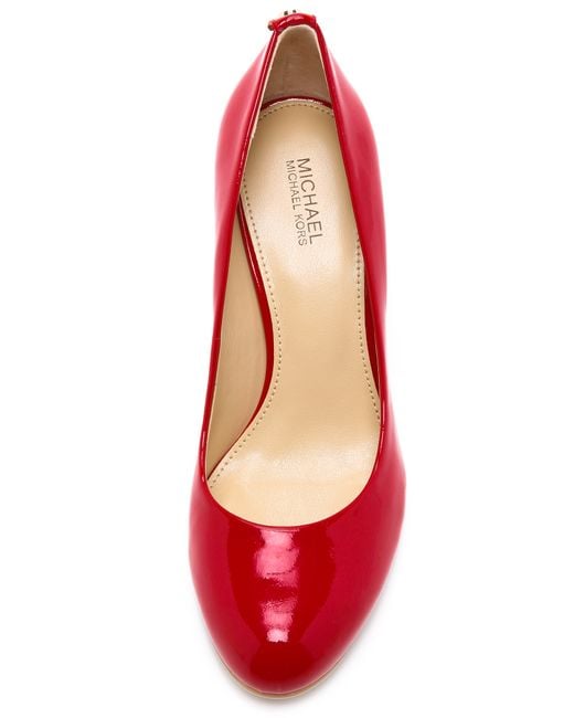Michael kors hotsell red pumps