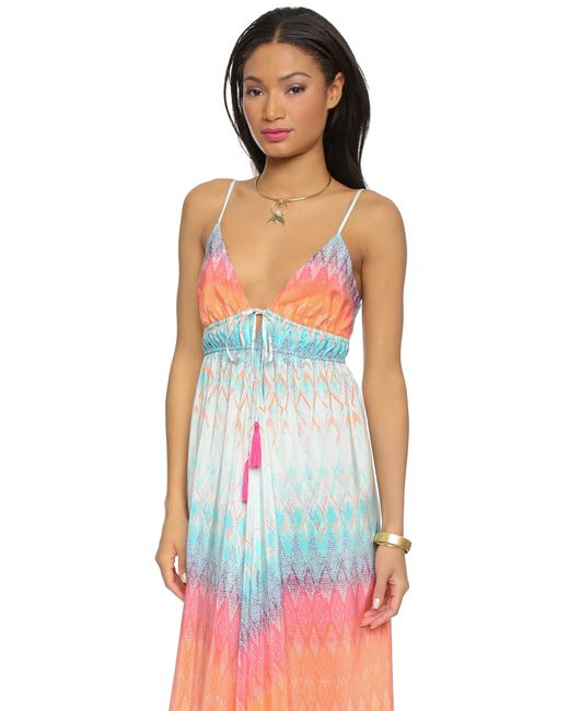 Charlie Jade Drawstring Maxi Dress 