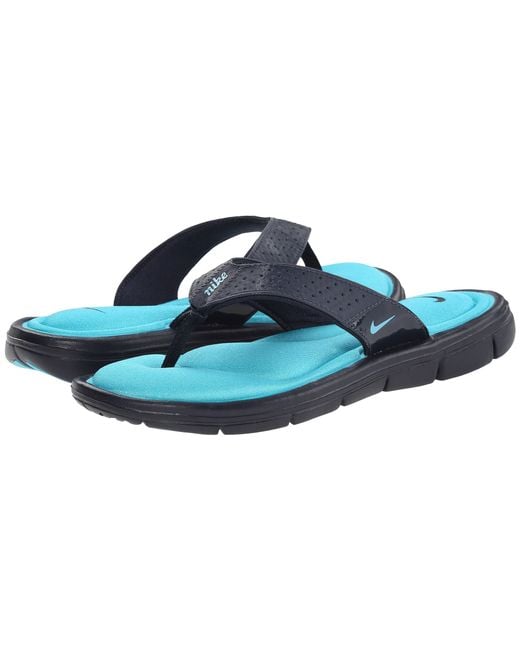 Nike Comfort Thong in Blue | Lyst