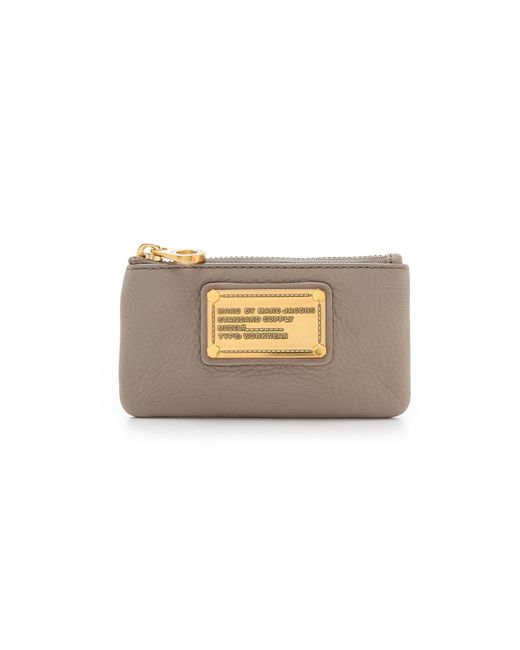 Marc By Marc Jacobs Brown Classic Q Key Pouch Cement