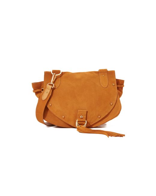 See By Chloé Collins Leather Saddle Bag in Natural | Lyst