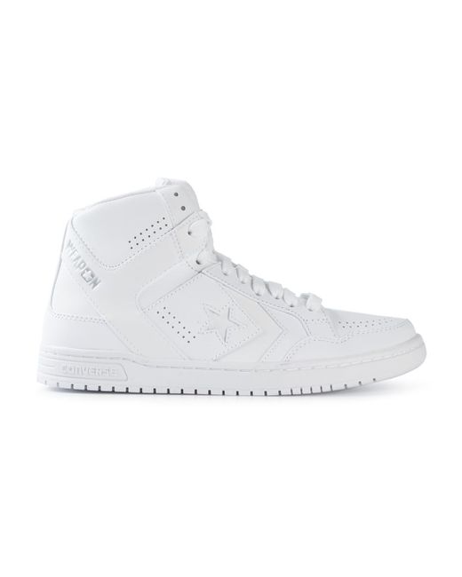 Converse White 'Weapon' Hi-Top Sneakers for men