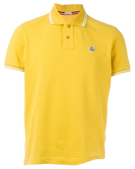 Moncler t shirt yellow store