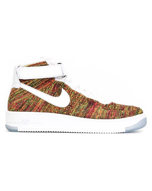 Nike Air Force 1 Ultra Flyknit High-Top Sneakers in Multicolor for Men ...