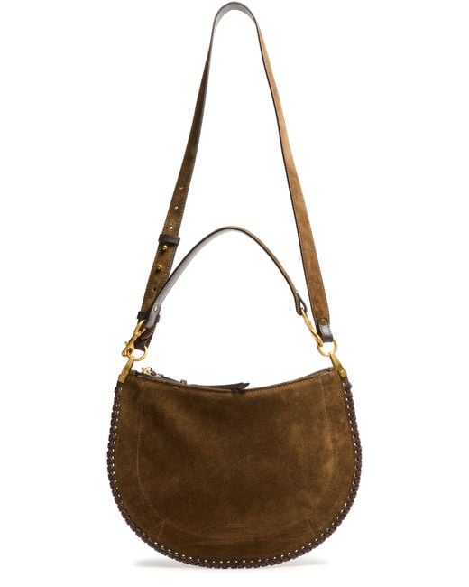 Isabel Marant Brown Oskan Soft Zipped Shoulder Bag