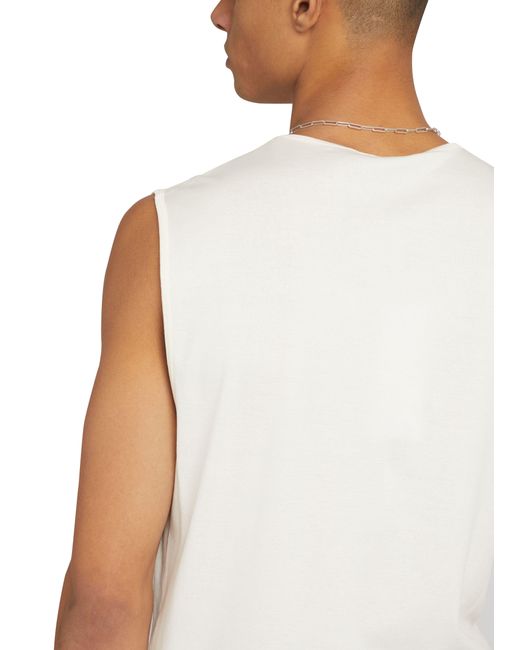 Lemaire White Tank Top for men