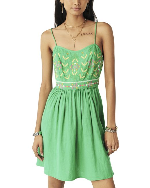 Ba&sh Green Kika Dress