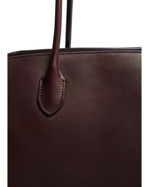 The Row Marlo Tote Bag in Brown | Lyst
