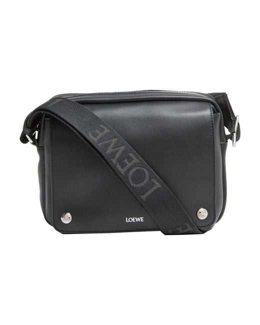 Loewe Messenger Bag Xs Pebble Aus Glattem Kalbsleder in Black für Herren