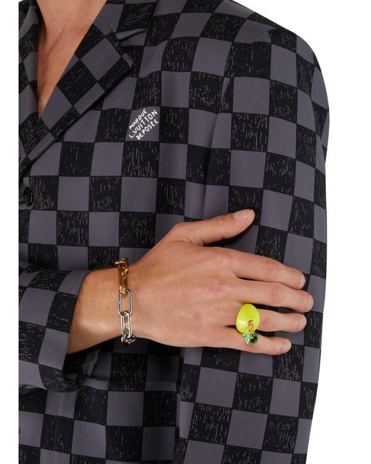 Louis Vuitton Signature Chain Armband in Black für Herren
