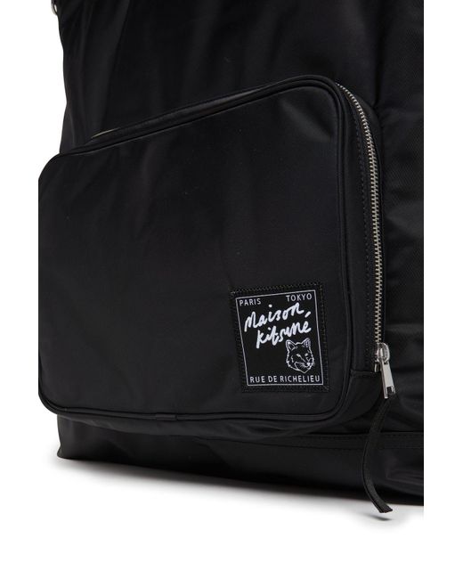 Maison Kitsuné Helmet Bag in Black for Men Lyst