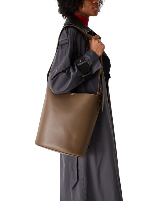LIE STUDIO Brown Cabas-Tasche Norma