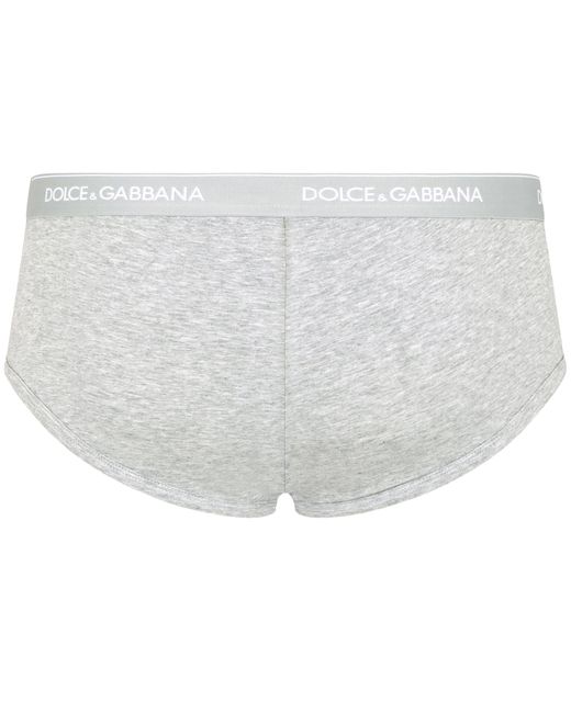 Dolce & Gabbana White Two-Pack Brando Briefs for men