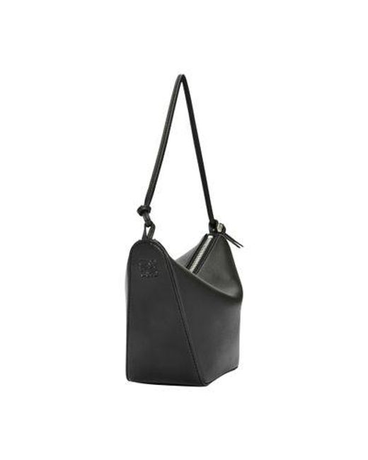 Loewe Black Hammock Mini Hobo Bag