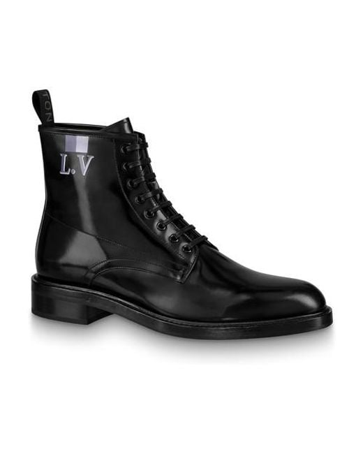 Louis Vuitton Black Voltaire Ankle Boot for men