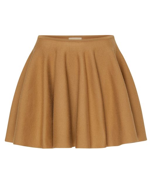 Khaite Brown Ulli Skirt