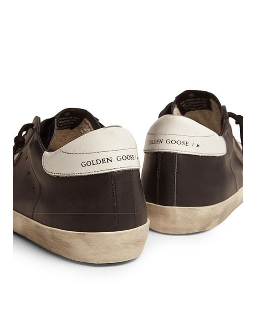 Golden Goose Deluxe Brand Brown Super-Star Sneakers