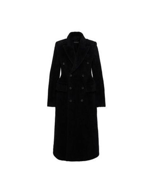 Balenciaga Black Hourglass Coat