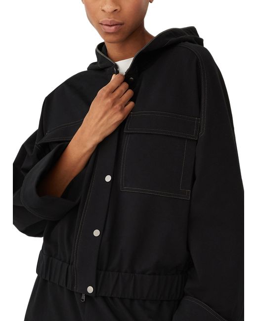 Brunello Cucinelli Black Outerwear With Monile