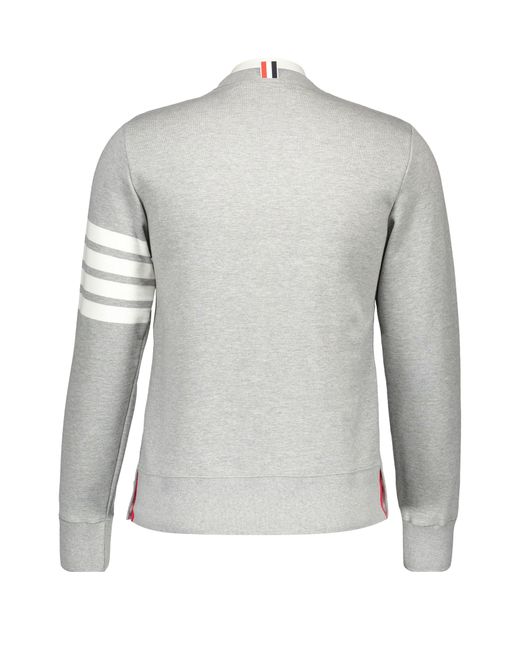 Thom Browne Gray 4-Bar Sweatshirt for men