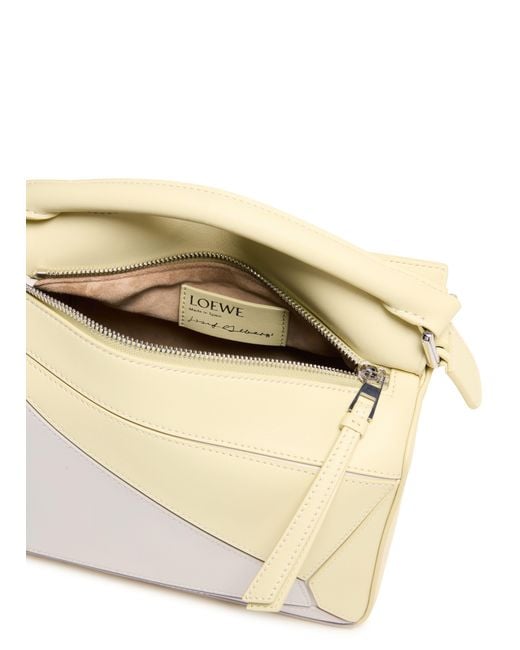 Loewe Metallic Small Puzzle Bag
