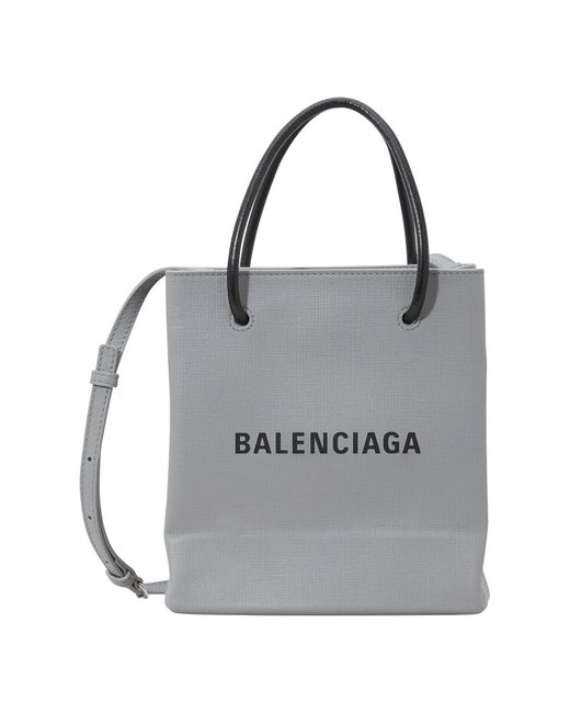 Balenciaga Gray Xxs Shopping Bag