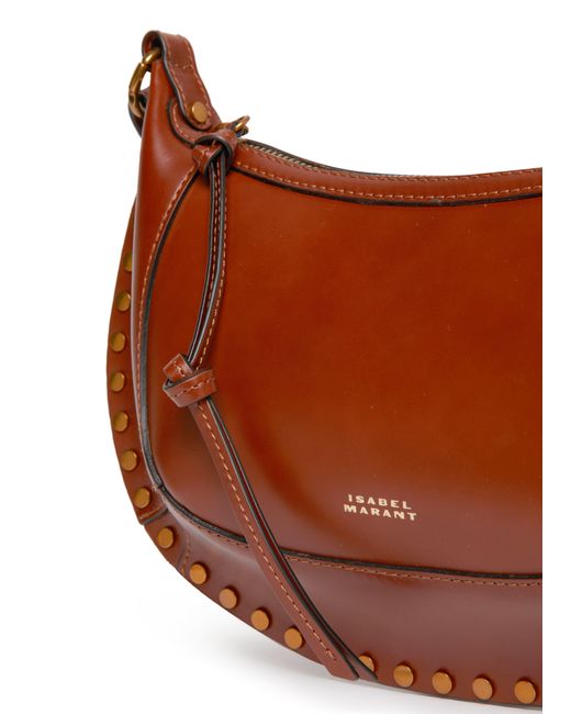 Isabel Marant Brown Oskan Moon Shoulder Bag