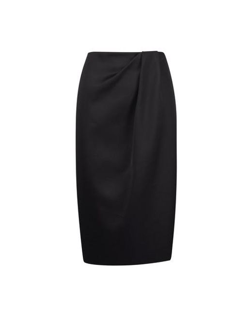The Row Zina Skirt in Dark Grey (Black) | Lyst