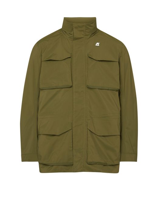 K-Way Green Manphy Puffer Jacket for men