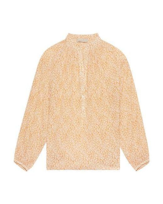 Vanessa Bruno Nipoa Blouse in Natural | Lyst