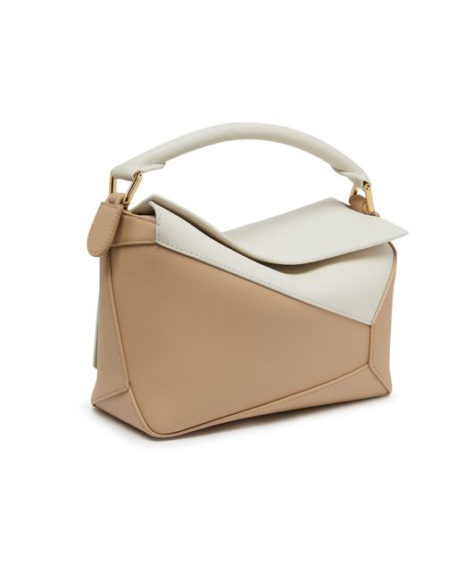 Loewe White Small Puzzle Bag