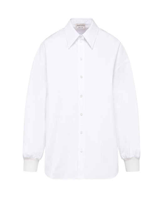 Alexander McQueen White Long-Sleeved Shirt