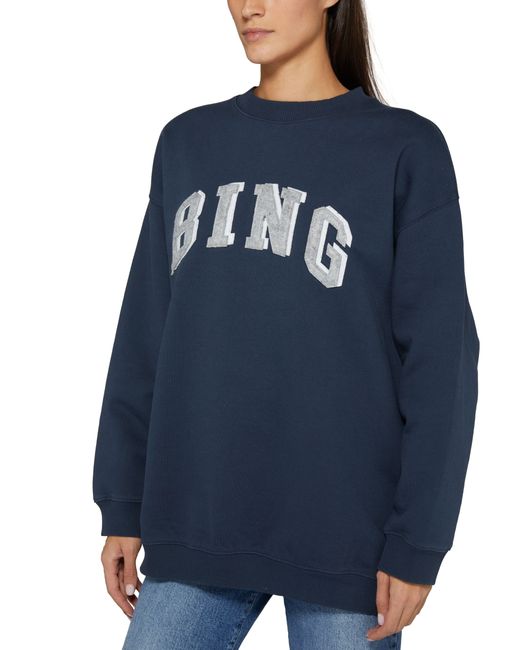 Anine Bing Blue Sweatshirt Bing Tyler