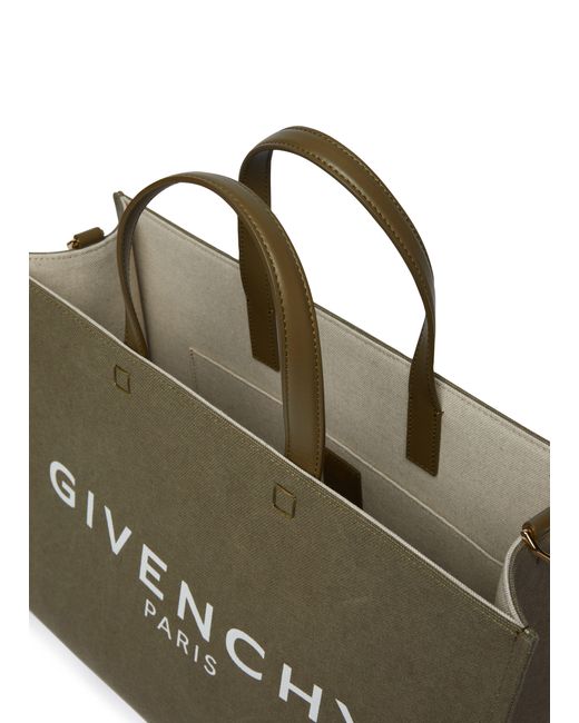 Givenchy Green Medium G-Tote Shopping Bag