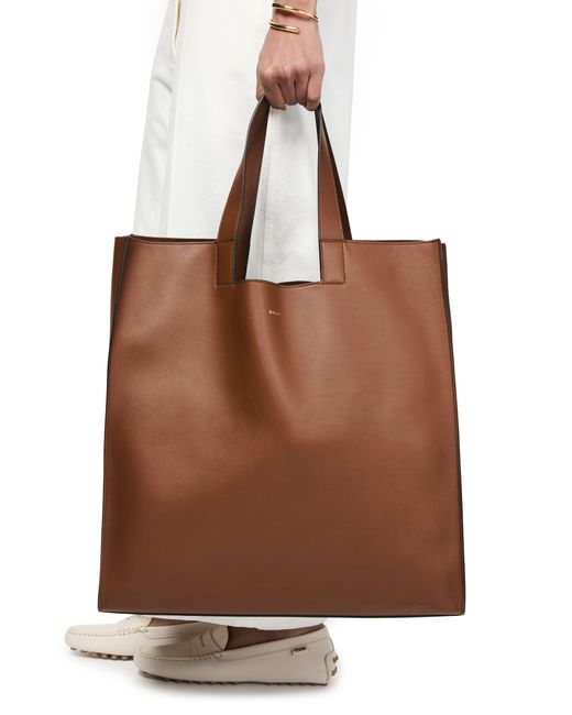 Bally Brown Easy Tote Bag