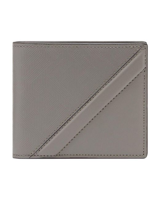 Fendi Gray Shadow Diagonal Wallet for men